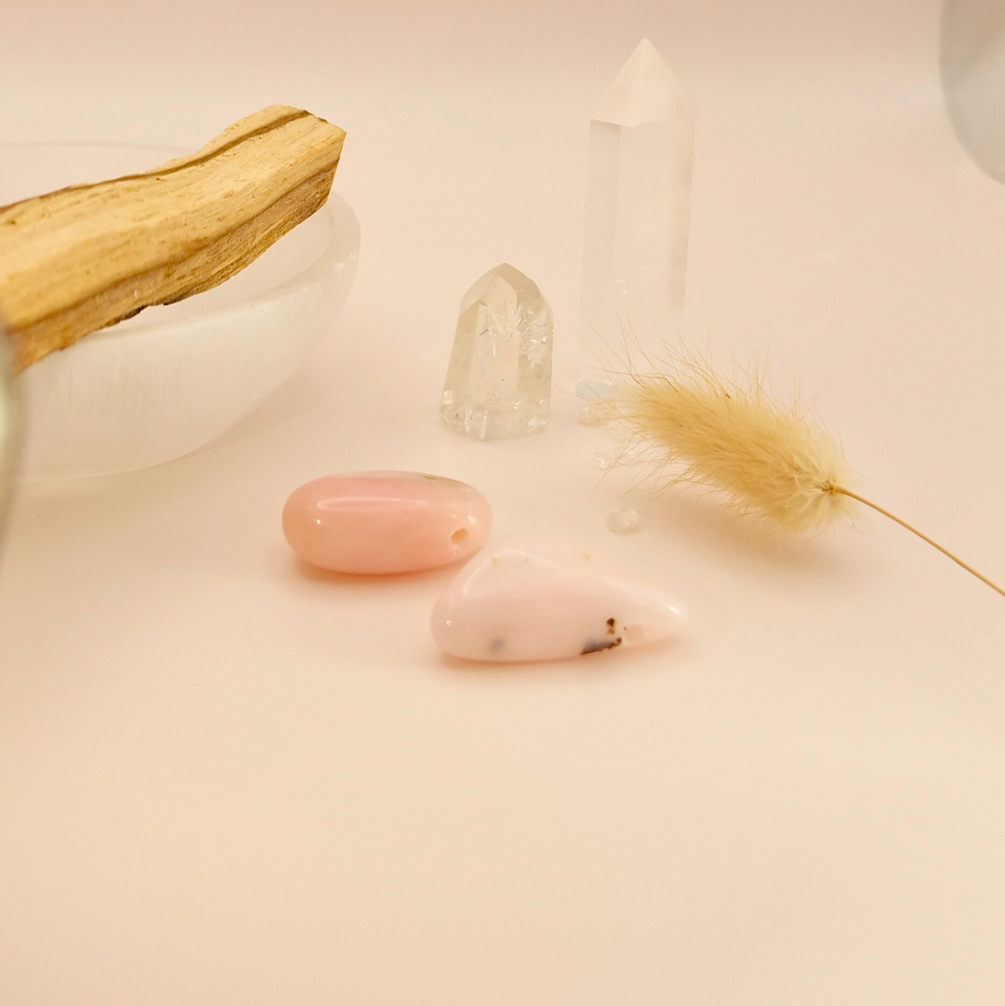 Andenopal rosa Anhänger