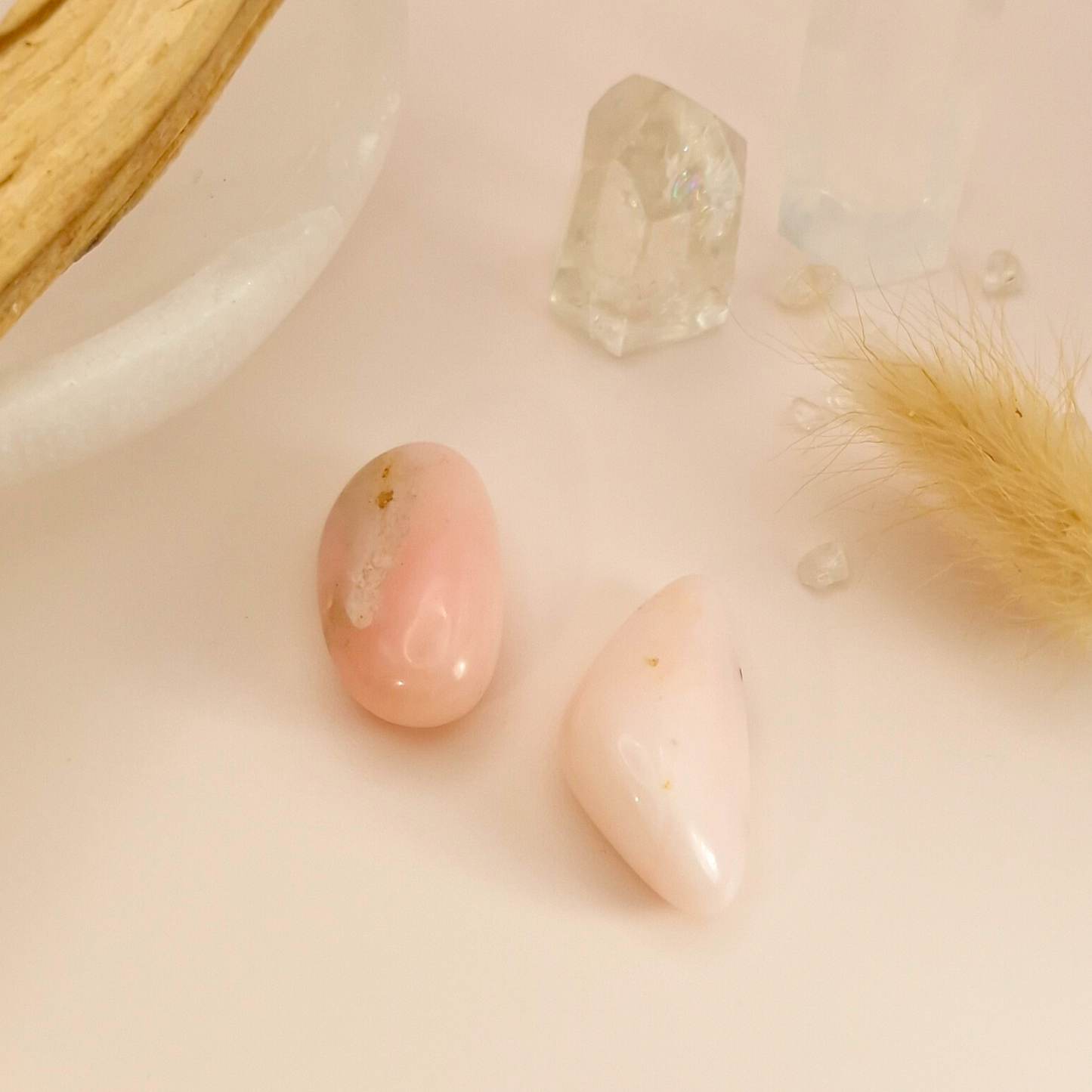 Andenopal rosa Anhänger