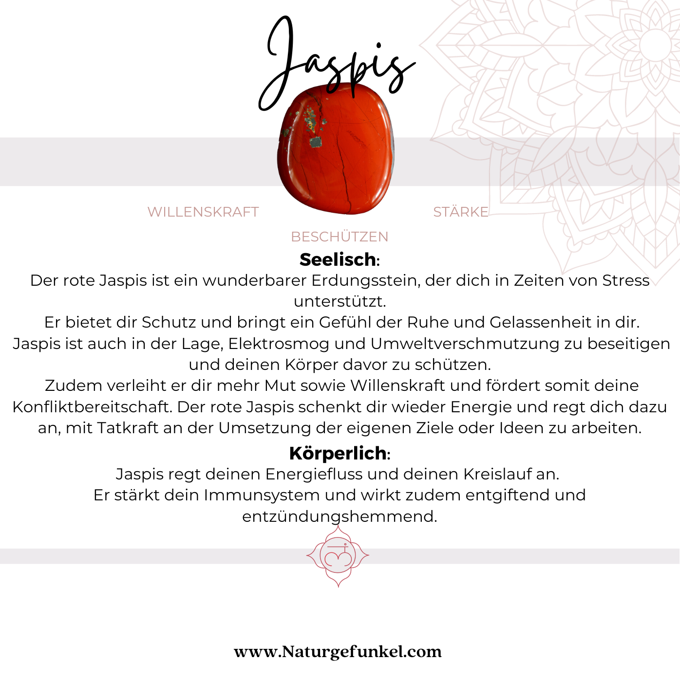 Jaspis Armband