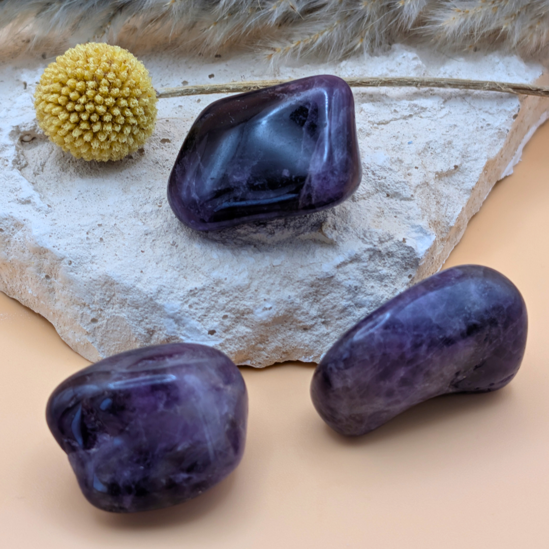 Amethyst Trommelstein