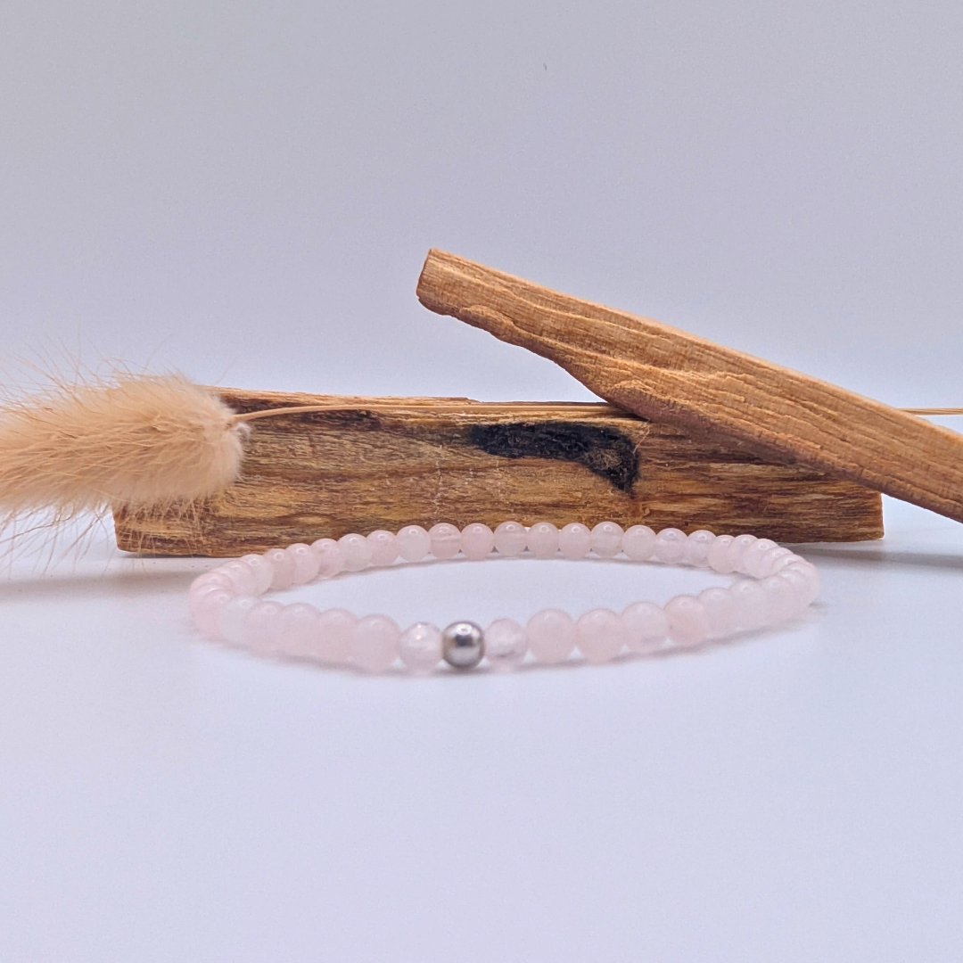 Rosenquarz Armband