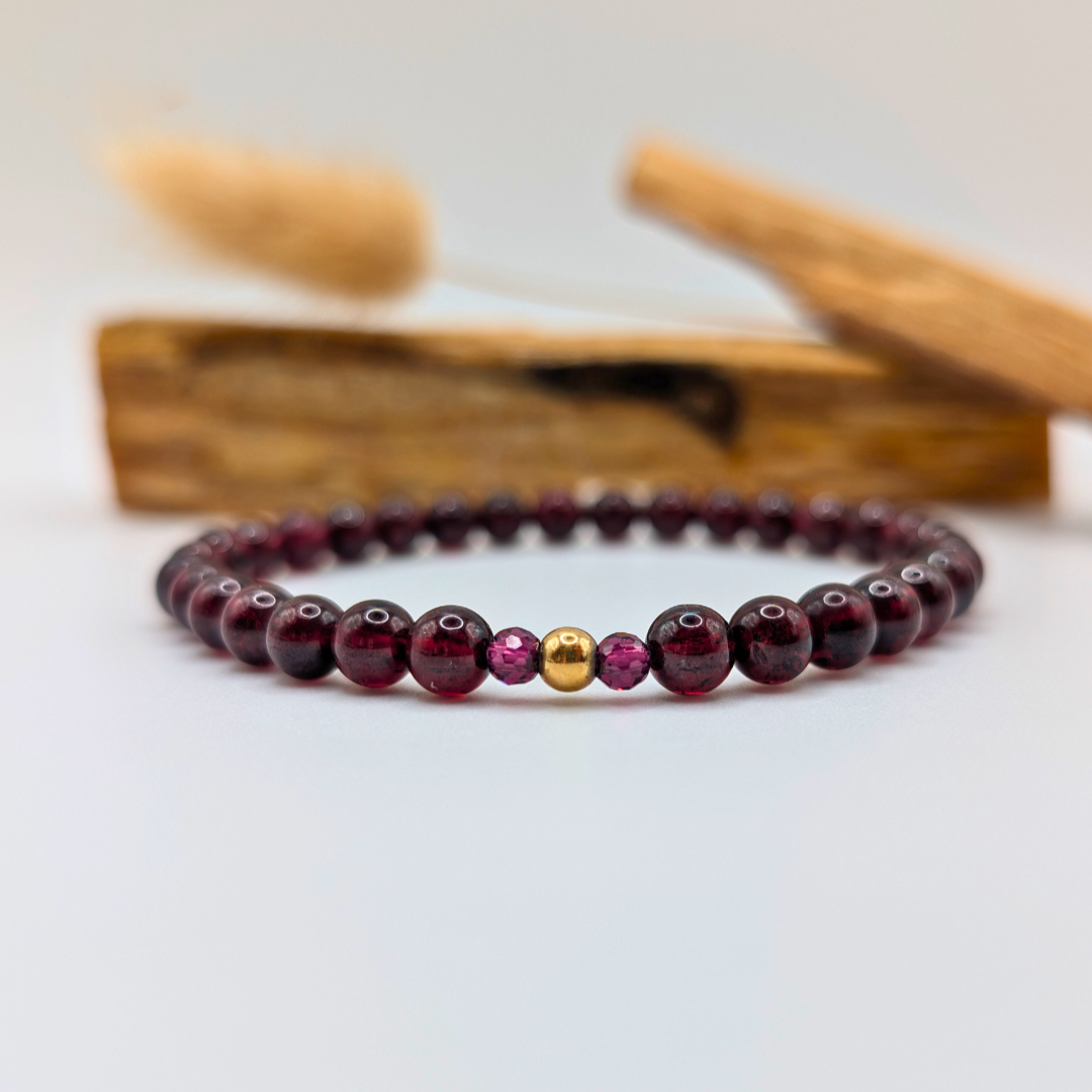 Granat Armband