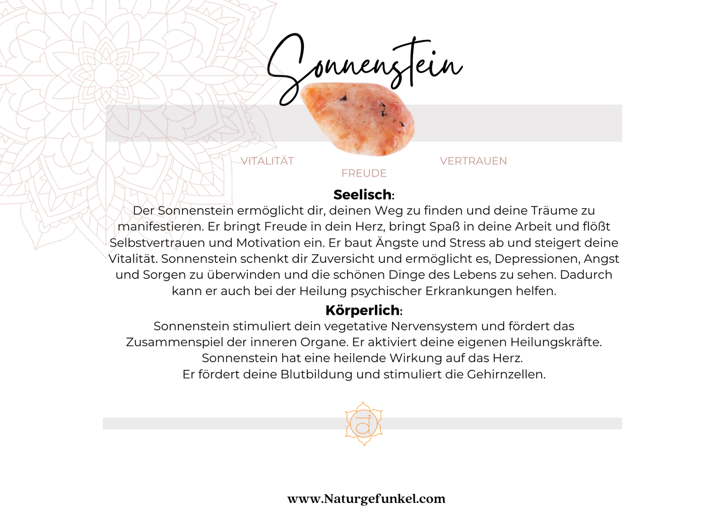 Sonnenstein Trommelstein