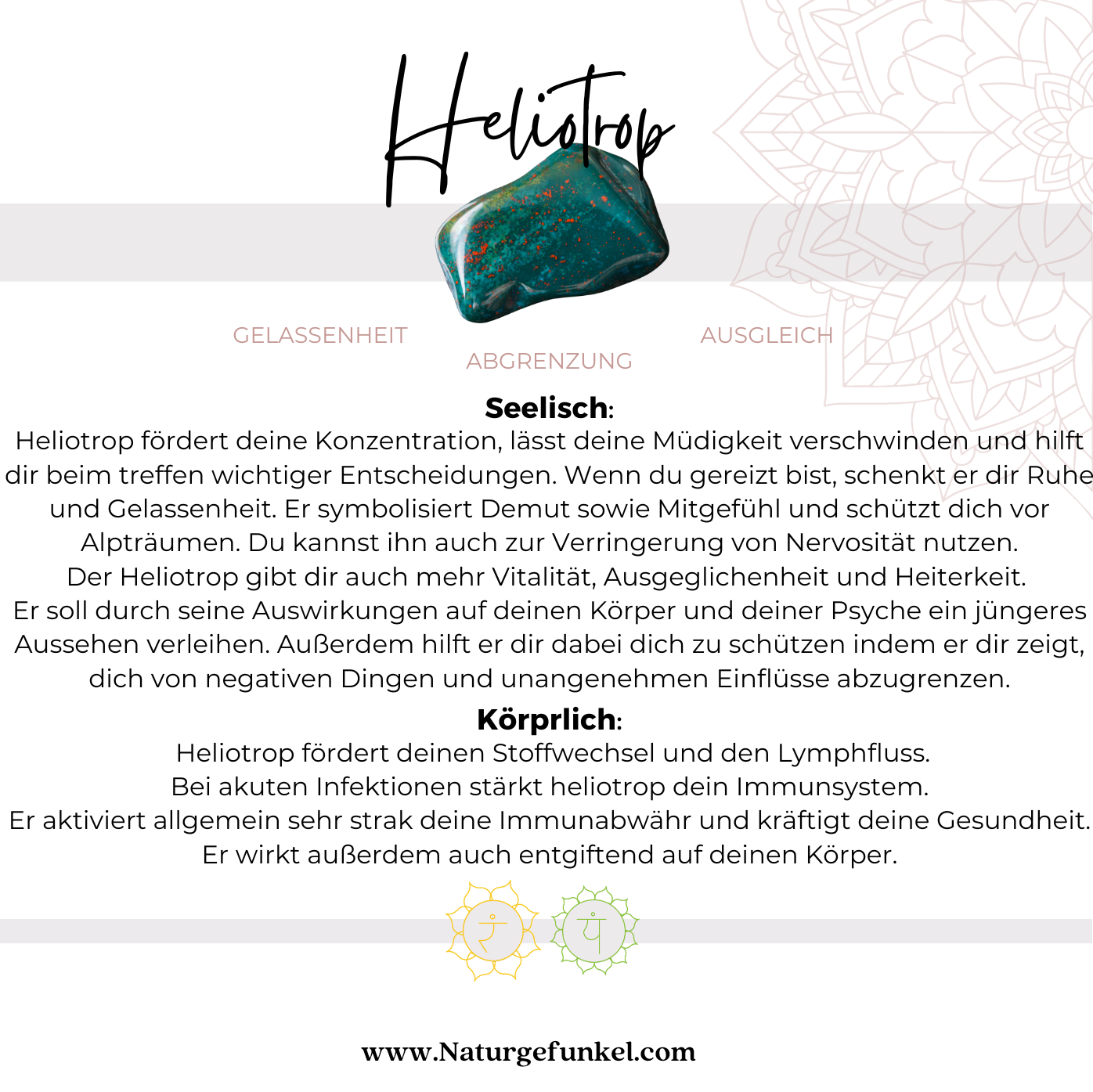 Heliotrop Armband