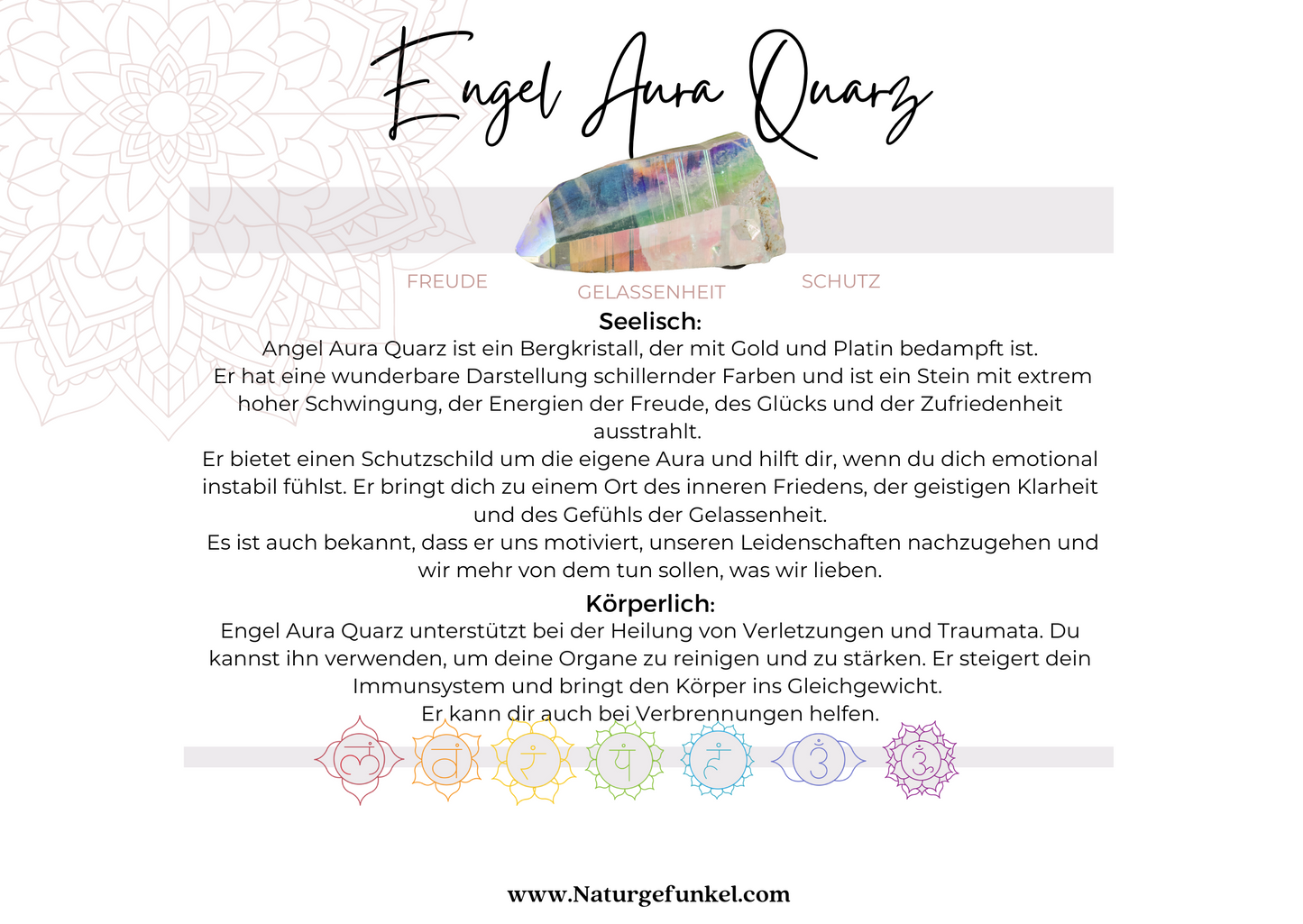 Angel Aura Quarz Armband