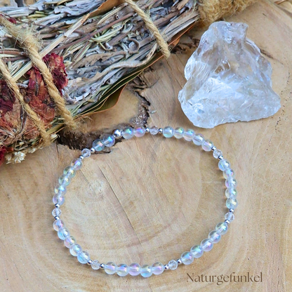 Angel-Aura Quarz & Bergkristall Armband