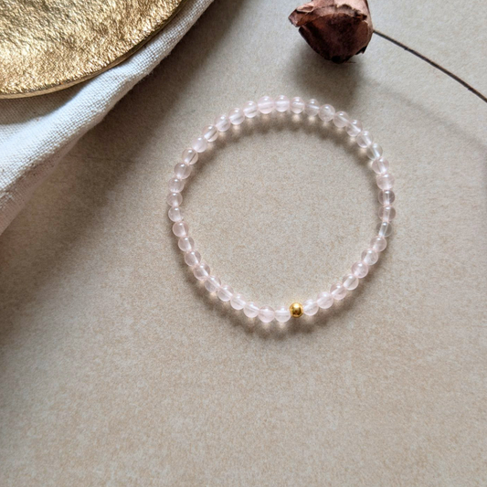 Rosenquarz Armband
