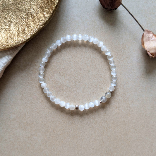 Selenit Armband