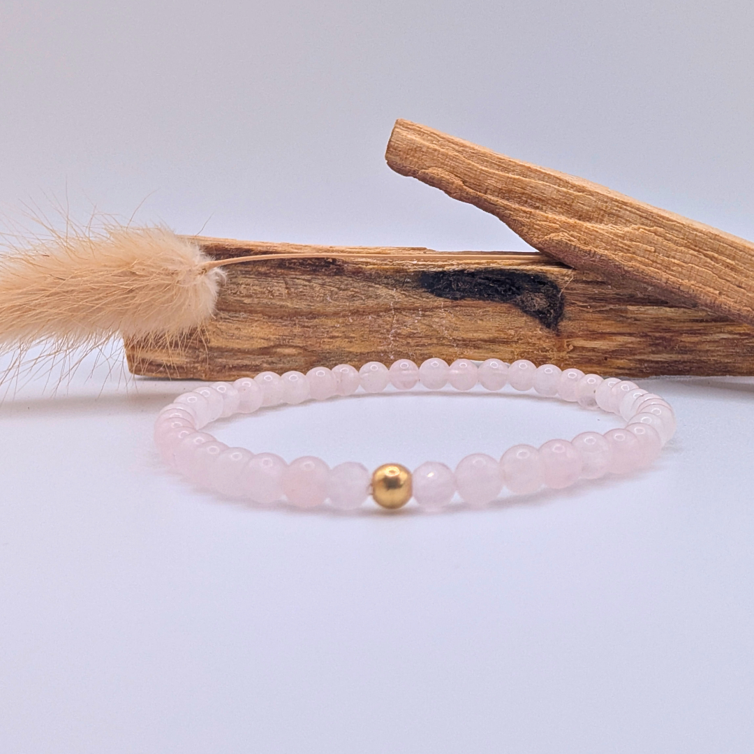 Rosenquarz Armband