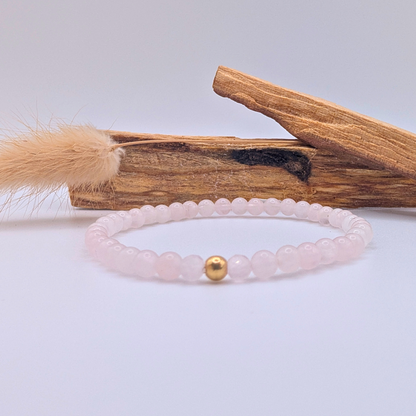 Rosenquarz Armband