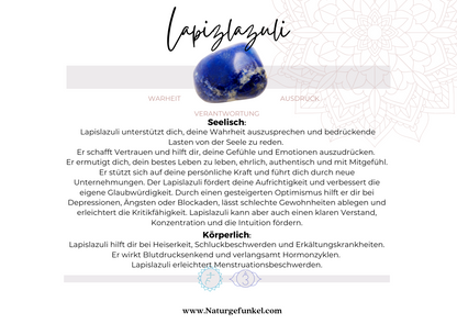 LAPISLAZULI Trommelstein A Qualität