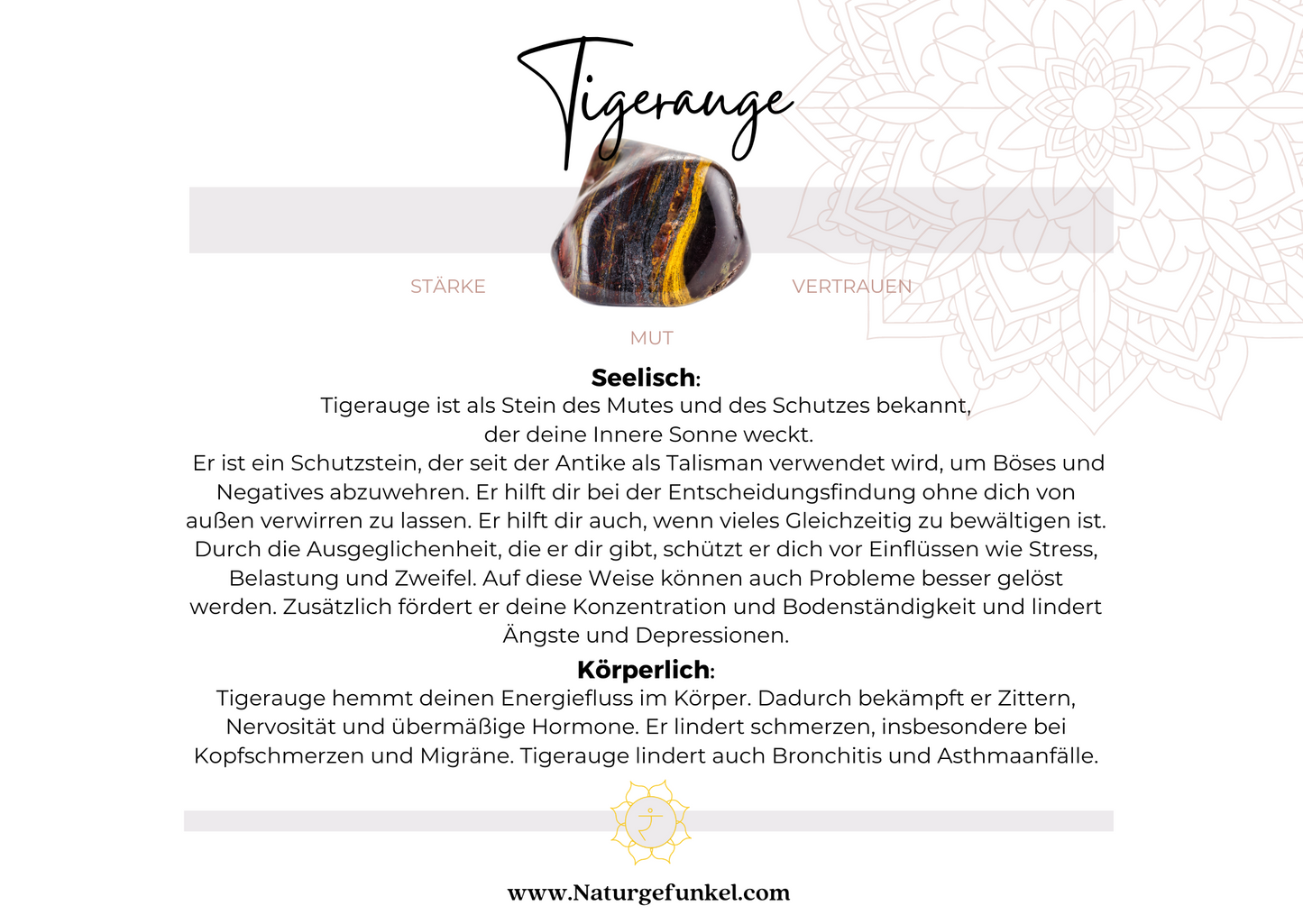 Tigerauge Armband