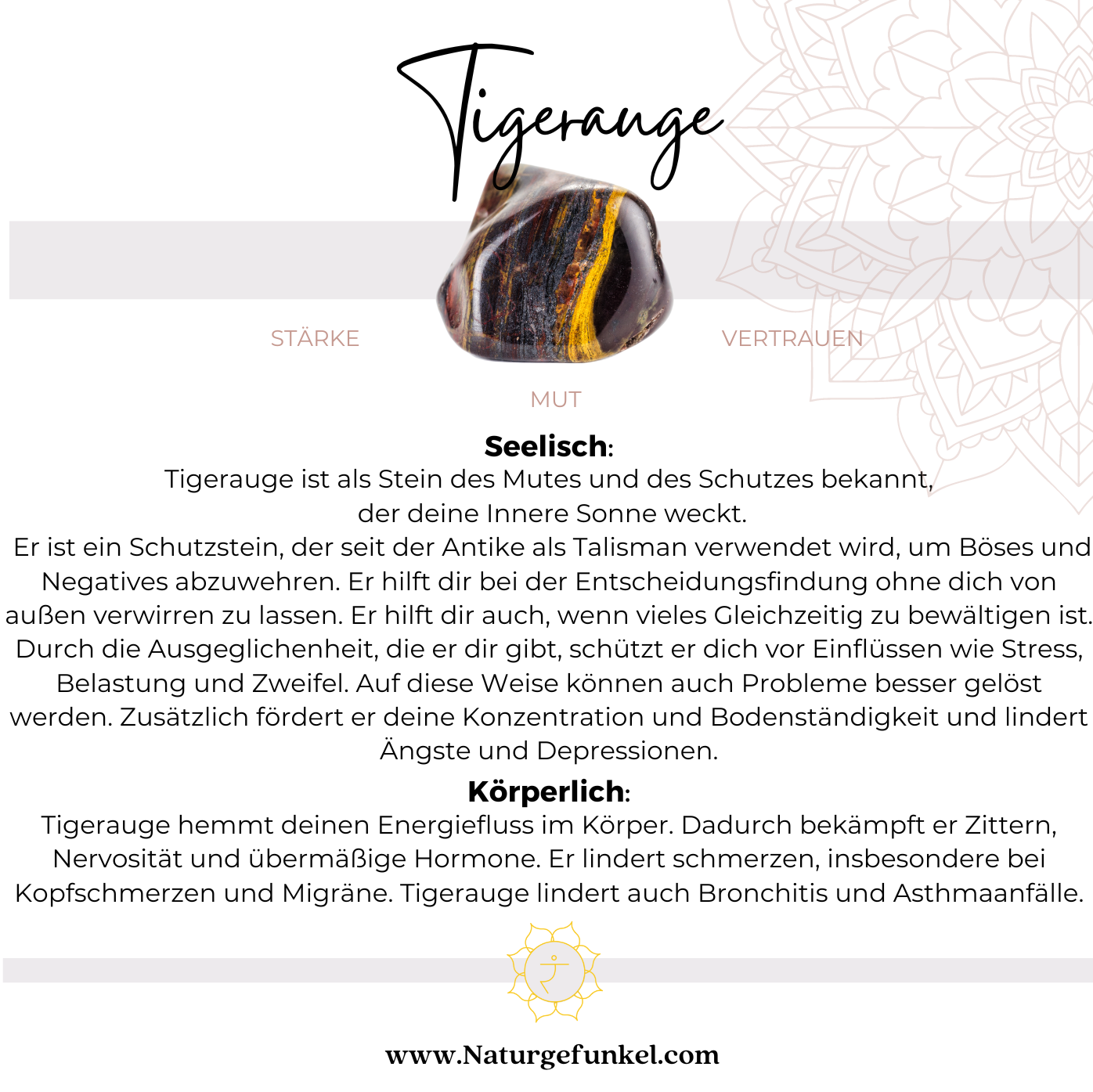 Tigerauge Armband